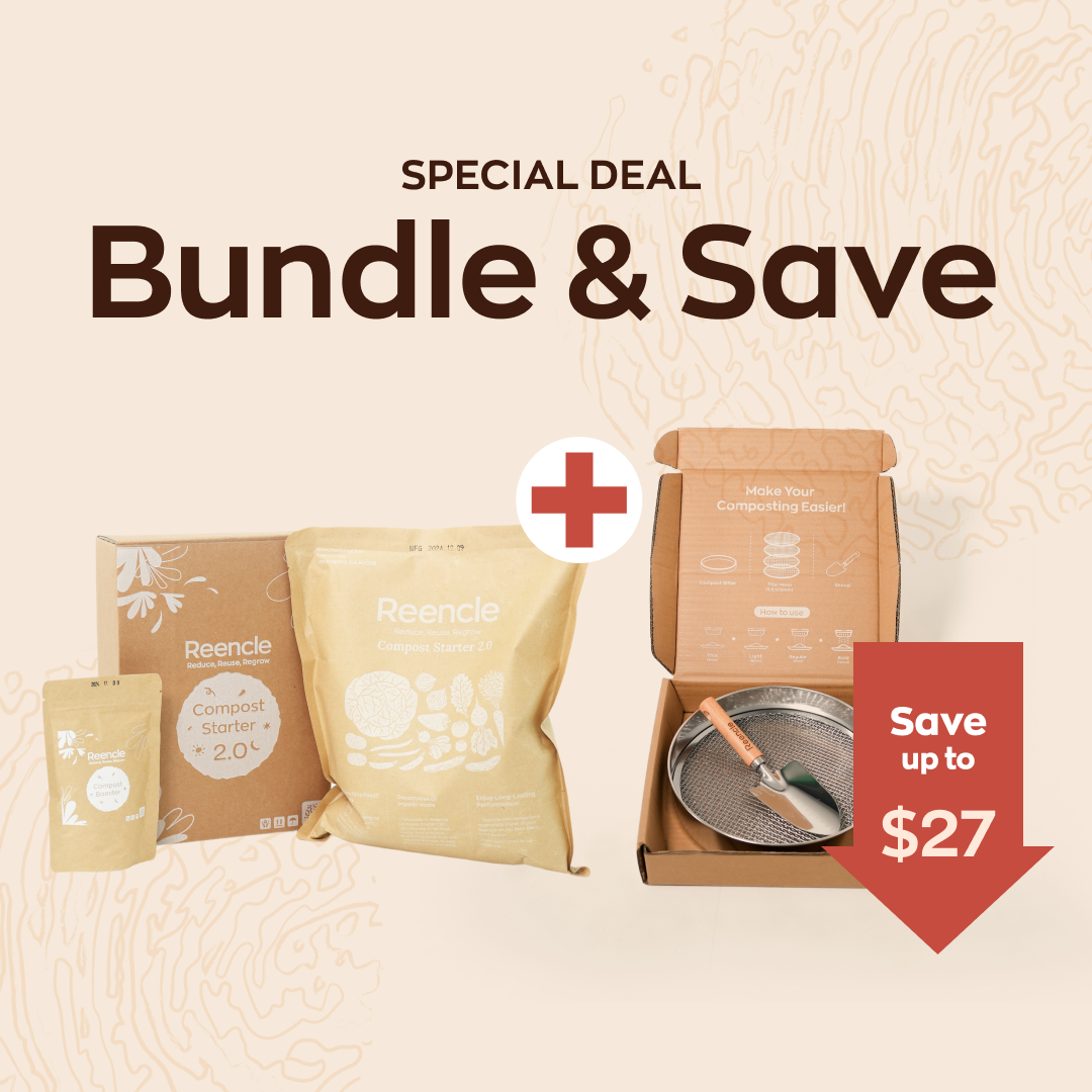 Compost Starter 2.0 + Sifter Bundle